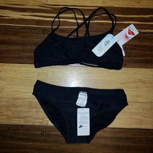 Workout Swim Bottom & Double Cross Workout Top
